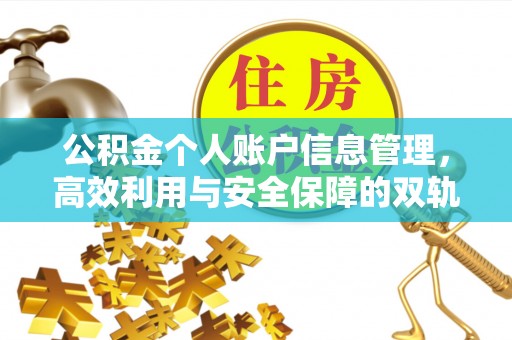 禹州公积金个人账户信息管理，高效利用与安全保障的双轨并行