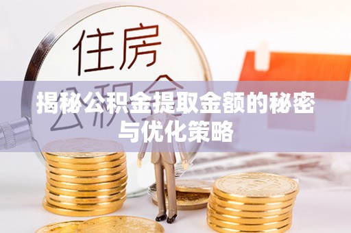 禹州揭秘公积金提取金额的秘密与优化策略
