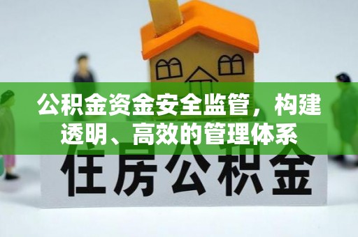 禹州公积金资金安全监管，构建透明、高效的管理体系