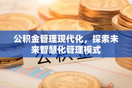 禹州公积金管理现代化，探索未来智慧化管理模式