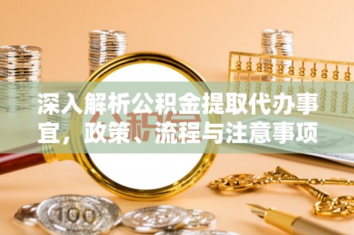 禹州深入解析公积金提取代办事宜，政策、流程与注意事项全攻略