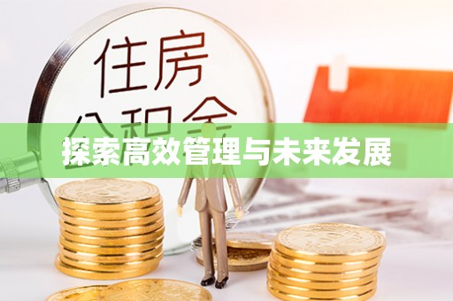 禹州探索高效管理与未来发展