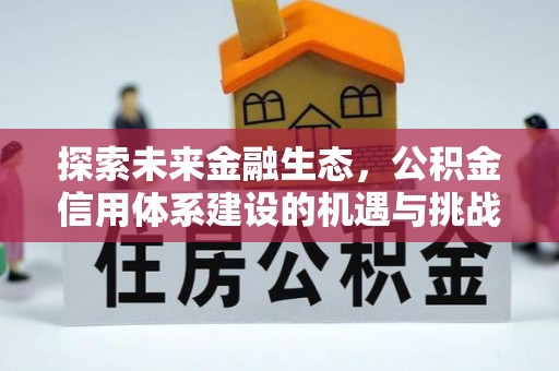 禹州探索未来金融生态，公积金信用体系建设的机遇与挑战