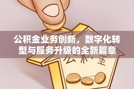 禹州公积金业务创新，数字化转型与服务升级的全新篇章
