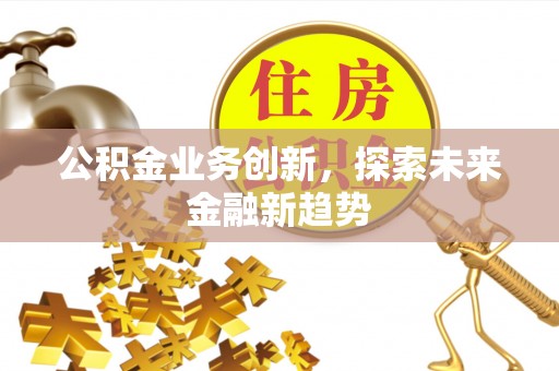 禹州公积金业务创新，探索未来金融新趋势