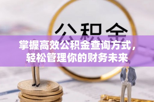 禹州掌握高效公积金查询方式，轻松管理你的财务未来