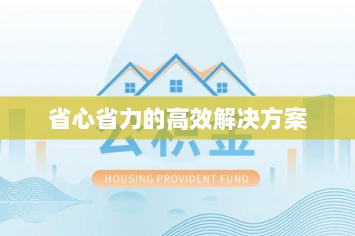 禹州省心省力的高效解决方案