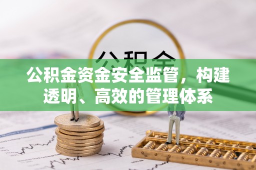 禹州公积金资金安全监管，构建透明、高效的管理体系