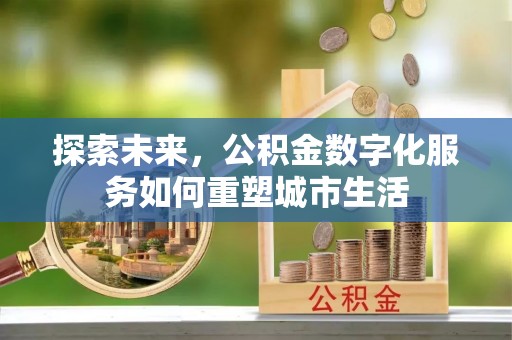 禹州探索未来，公积金数字化服务如何重塑城市生活