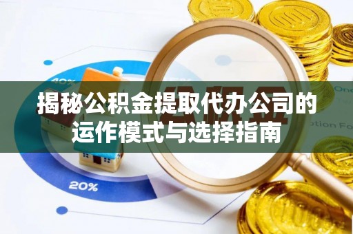 禹州揭秘公积金提取代办公司的运作模式与选择指南