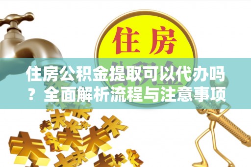 禹州住房公积金提取可以代办吗？全面解析流程与注意事项